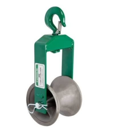 POLEA ROLDANA CON GANCHO CABLE 6'' (650)1