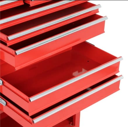 Caja para herramientas metálico, carro y Gabinete insertables de 8 Cajones.6