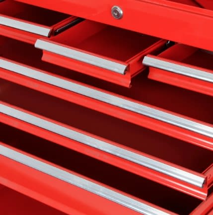 Caja para herramientas metálico, carro y Gabinete insertables de 8 Cajones.5