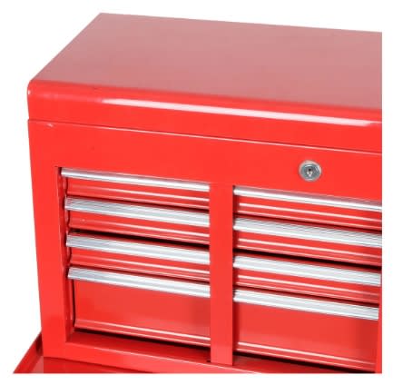 Caja para herramientas metálico, carro y Gabinete insertables de 8 Cajones.4