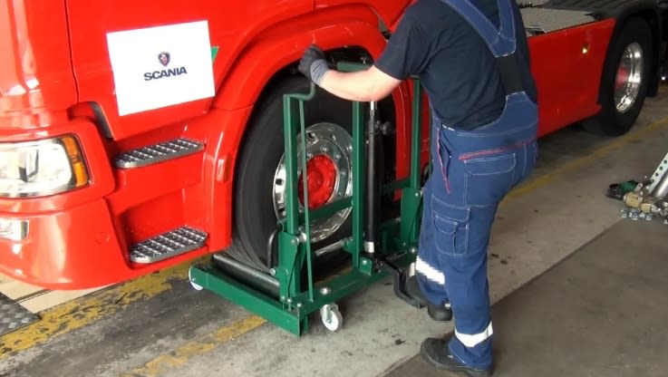 Carro Hidráulico Porta Ruedas Hasta 500 Kg (wd 500)5