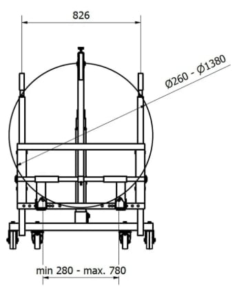 Carro Hidráulico Porta Ruedas Hasta 500 Kg (wd 500)6