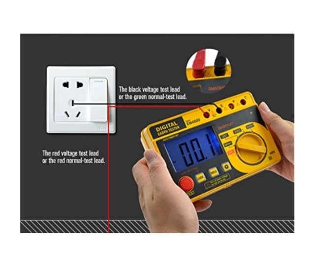 MULTITESTER PARA MEDIR LA RESISTENCIA DE TIERRAS ELECTRICAS (EM480D)6