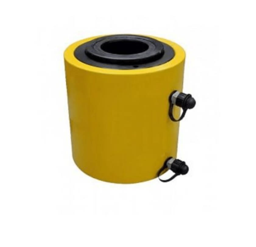 CILINDRO HIDRAULICO HUECO  DE 100T X 100MM DE CARRERA DOBLE EFECTO (HHYG-100100KS)4
