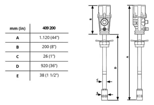Bomba Neumatica Engrase Pm3 #55:1/920 (409200)3