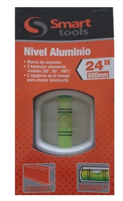 NIVEL ALUMINIO 3 AGUAS DE 24'' HEAVY DUTY (6104005)3