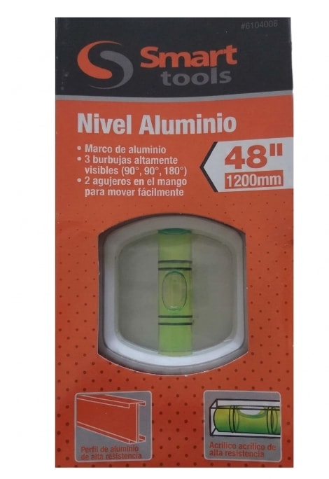 NIVEL ALUMINIO 3 AGUAS DE 48'' HEAVY DUTY (6104015)2