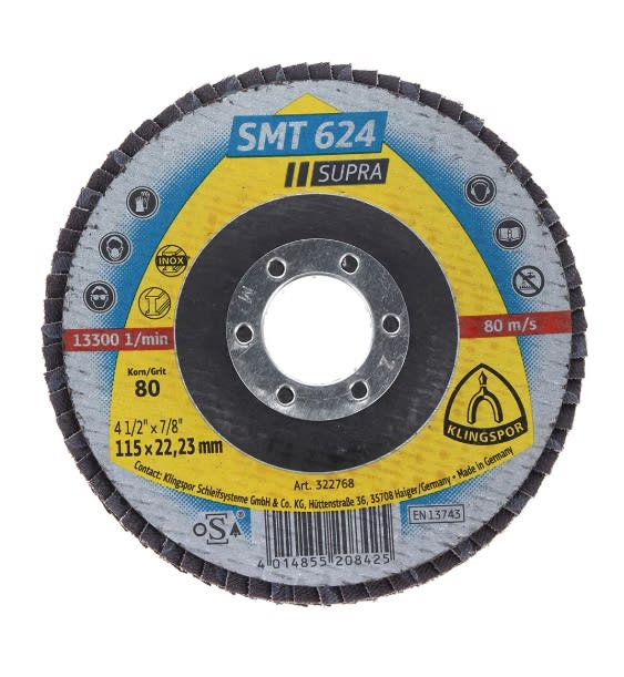 Disco Traslapado 4.5  Gr. 80 #smt 624 (322768)1