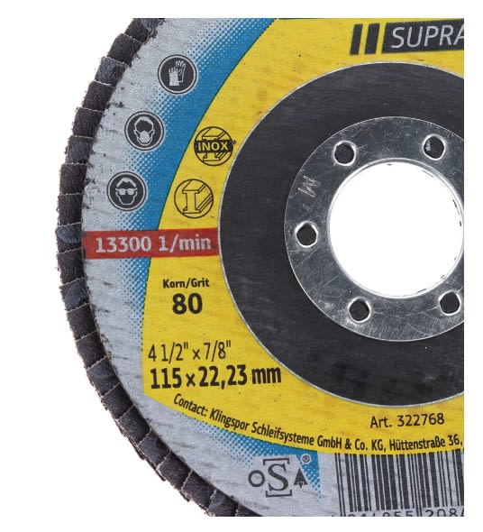 Disco Traslapado 4.5  Gr. 80 #smt 624 (322768)2