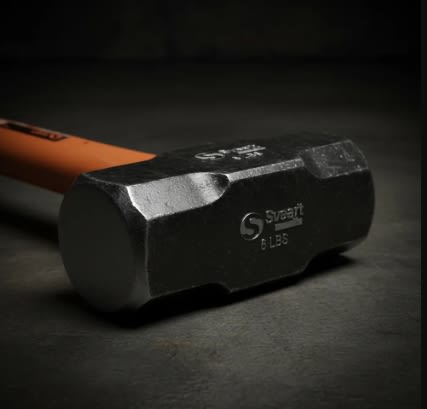 Combo Acero 12 Lbs Mango Largo Fibra Vidrio5