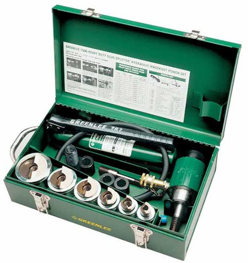 Juego de Sacabocados Hidráulico 1/2'' - 2'' Inoxidable (7506)1