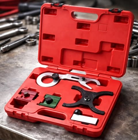 JUEGO TRABADOR EJES LEVAS CAMBIO CORREA DE DISTRIBUICION PARA MOTORES V6. 5 PZS (905G3)2