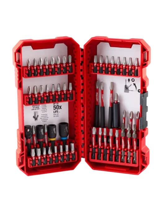 JUEGO DE PUNTAS ATORNILLADOR DE IMPACTO 54 PIEZAS CON ADAPTADOR (48-32-4010)1