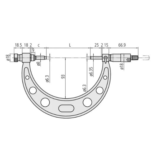 MICROMETRO EXTERIOR DE 150-300 MM (104-136A)4