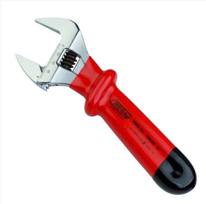 Llave Francesa 8'' Aislada 1000v (92W-1000V)1