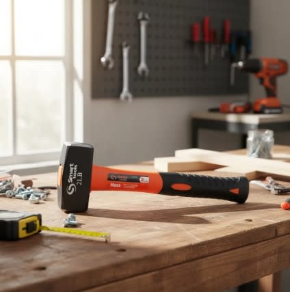 Combo Acero 2 Lbs. Mango Corto Fibra Vidrio7