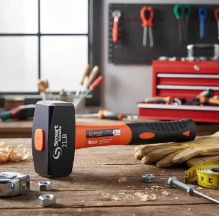 Combo Acero 2 Lbs. Mango Corto Fibra Vidrio4