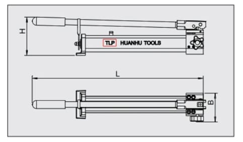 BOMBA HIDRAULICA ULTRA ALTA PRESION P/ DE TRABAJO MAXIMA: 2.000 BAR. 2.200 CC (HHB-2000G)3