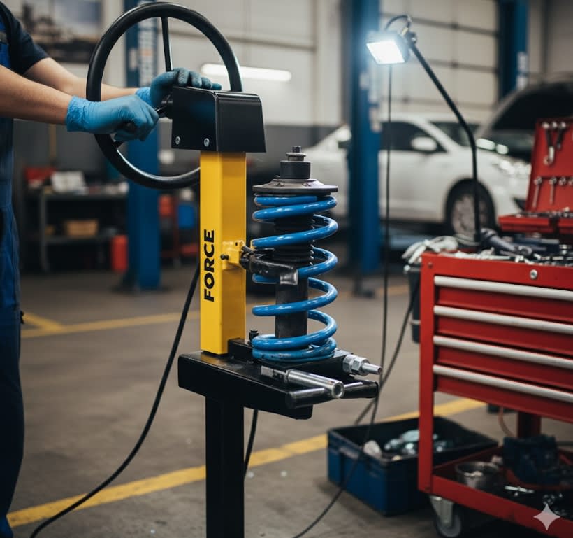 COMPRESOR RESORTES ESPIRAL DE MORDAZA CAPACIDAD DE 40 A 210MM. (T3403)2