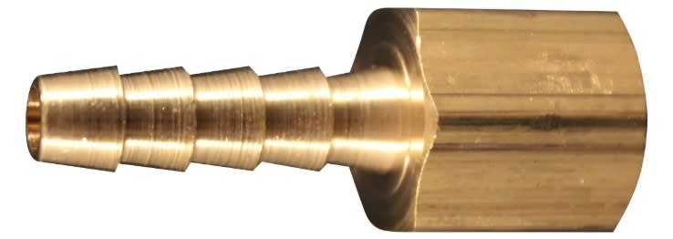 Conector Latón De Manguera 1/4'' H.h 1/4'' Npt (605)2