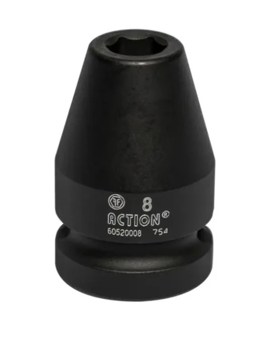 DADO 1/4'' IMPACTO HEXAGONAL CORTO DE 1/4'' (00008)1