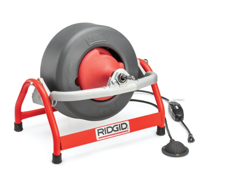 DESTAPADORA DE DESAGUES  K-3800 DE 3/4'' A 4'' C/CABLE DE 3/8'' X 30.5 METROS  (63827)1