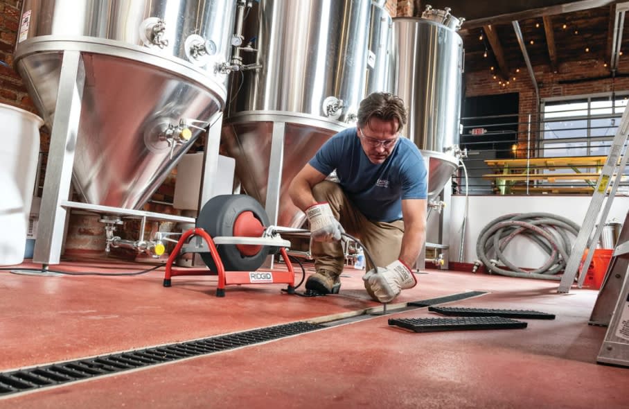 DESTAPADORA DE DESAGUES  K-3800 DE 3/4'' A 4'' C/CABLE DE 3/8'' X 30.5 METROS  (63827)6