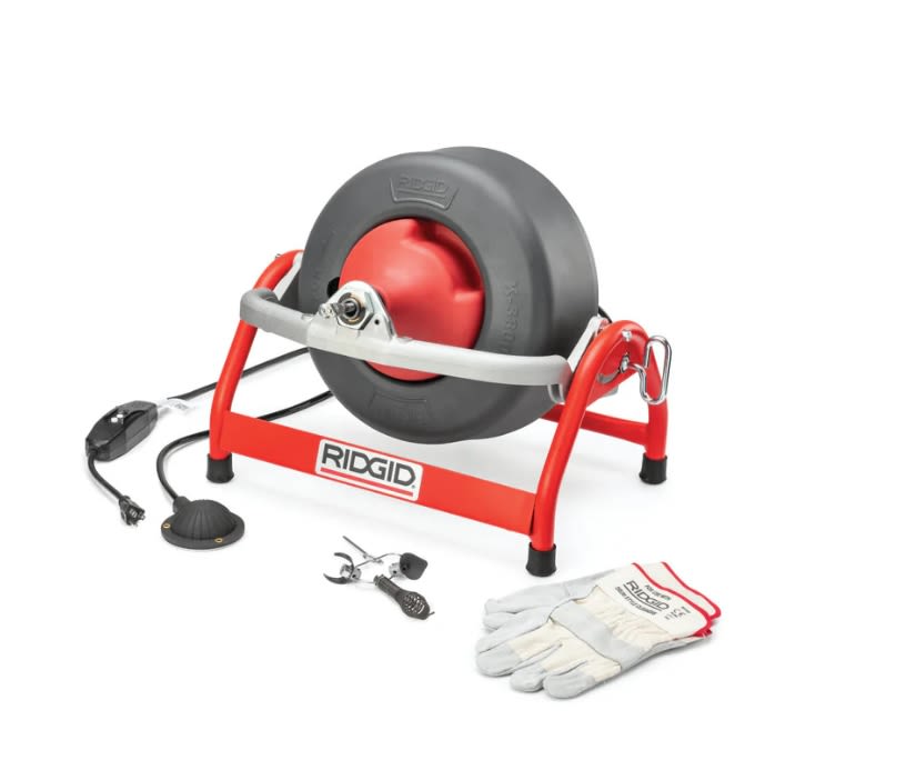 DESTAPADORA DE DESAGUES  K-3800 DE 3/4'' A 4'' C/CABLE DE 3/8'' X 30.5 METROS  (63827)2