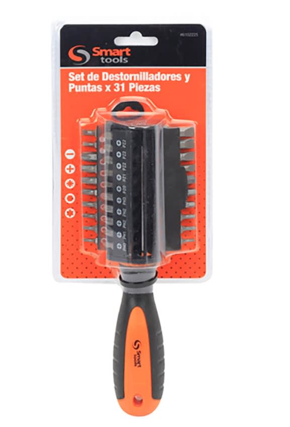 DESTORNILLADOR DE PUNTAS INTERCAMBIABLES DE  31 PZS. (6102225)1