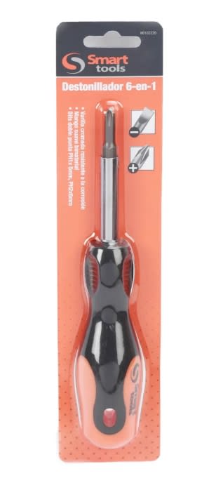 DESTORNILLADOR DE PUNTAS INTERCAMBIABLES CON 6 PUNTAS DIFERENTES (6102220)1