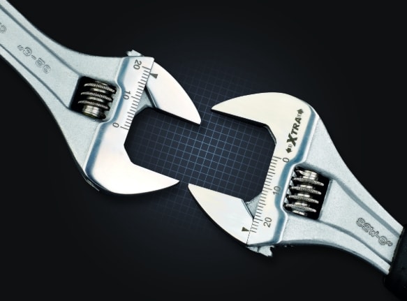 LLAVE FRANCESA CR-VANADIO DE  8'' EXTRA APERTURA (92W/CE)3