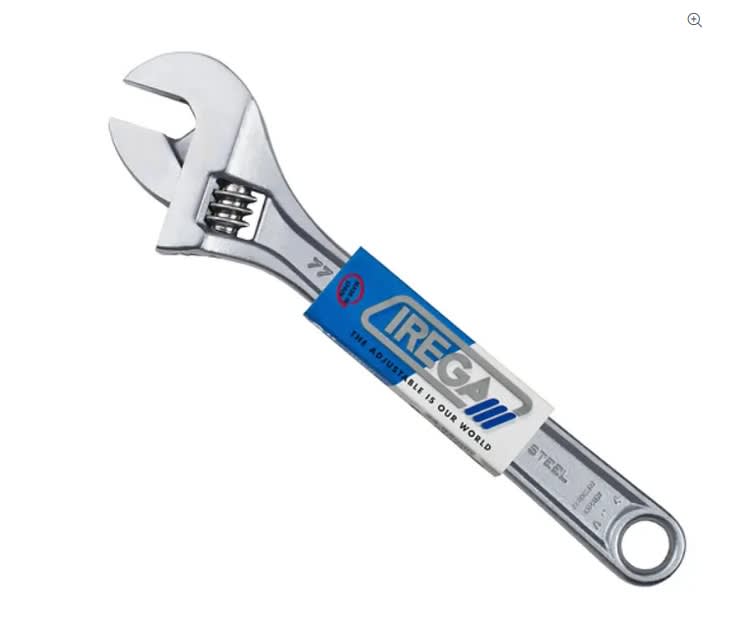 LLAVE FRANCESA CROMADA DE  4''  IREGA (77/CE)1