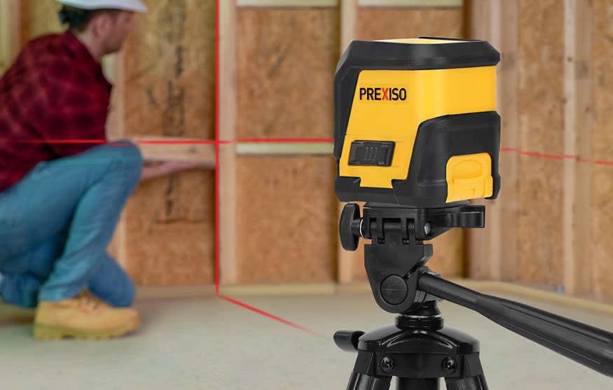 NIVEL LASER 2 LINEAS CRUZADO DE 10 MTS. LASER ROJO (PLC10UT)5
