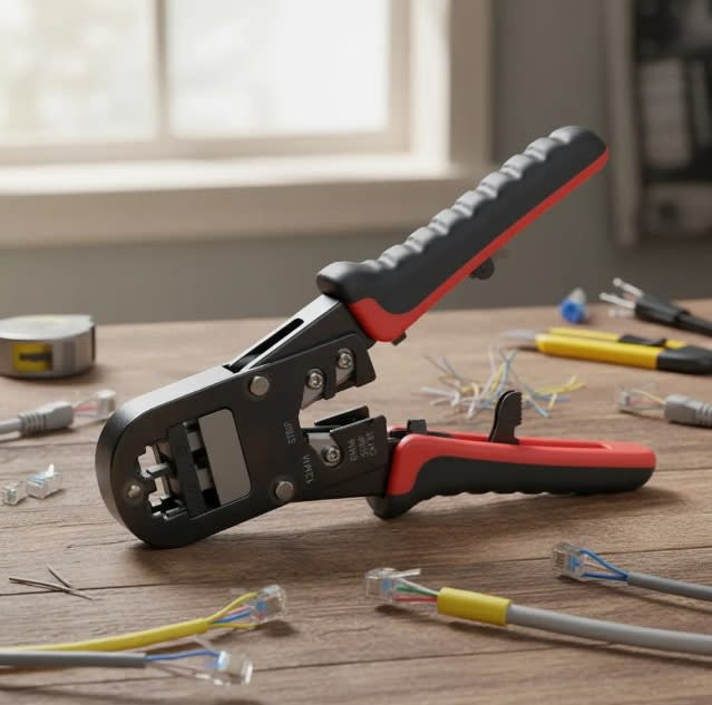 Crimpeadora Para Rj45 / Rj11 Con Pelacables Y Cortante5