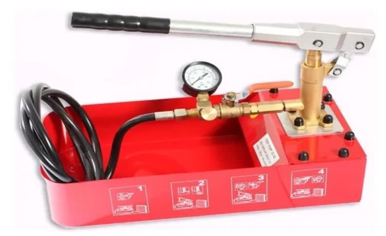 Bomba Manual Prueba De Presion Hidraulica 0-50bar 16 Ml/min (ZD-50)1