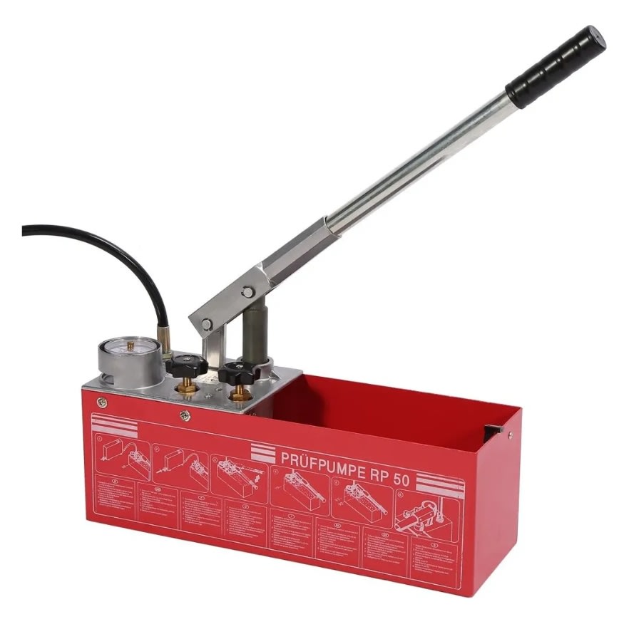 Bomba Manual Prueba De Presión Hidráulica 0-60bar 45 Ml/min (RP-50)6