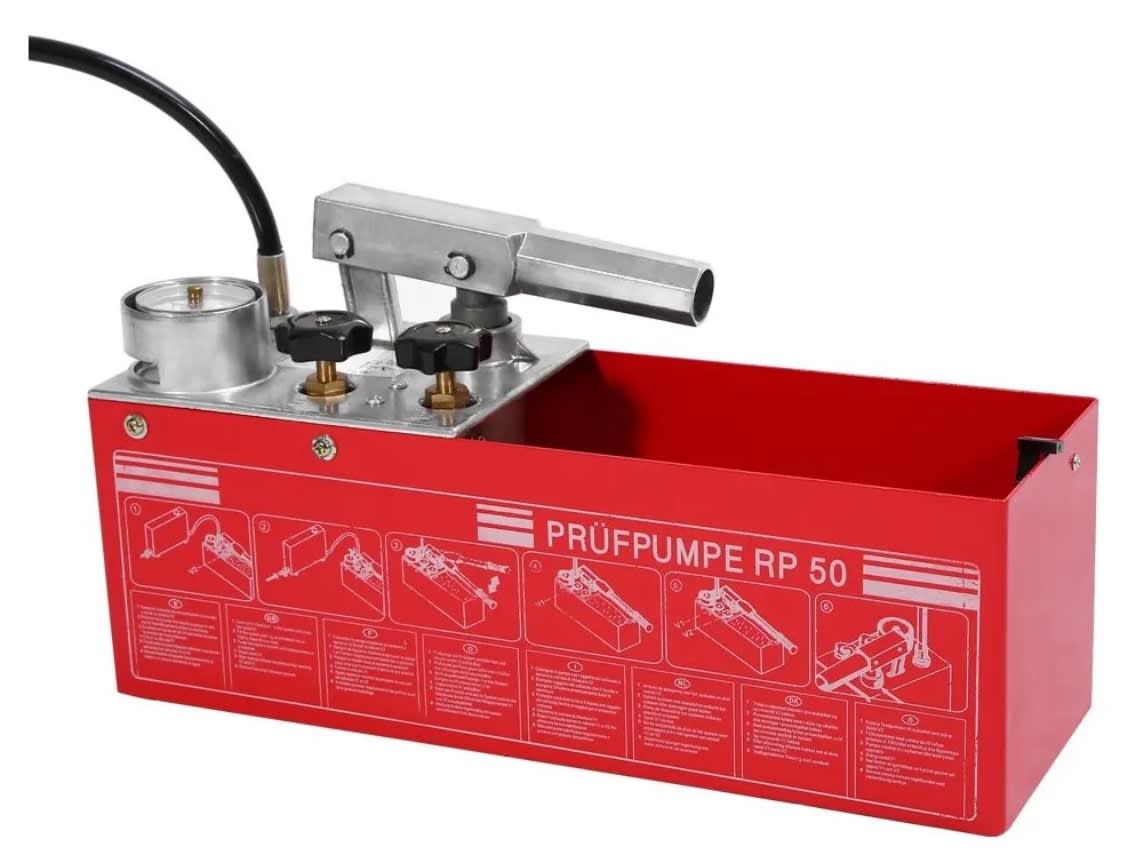 Bomba Manual Prueba De Presión Hidráulica 0-60bar 45 Ml/min (RP-50)4