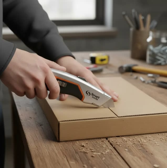 Cuchillo Retractil Mango Aluminio/fibra5