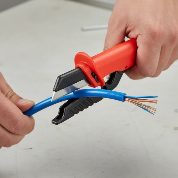 Cuchillo Pelacable Intercambiable 1000v (9856)2