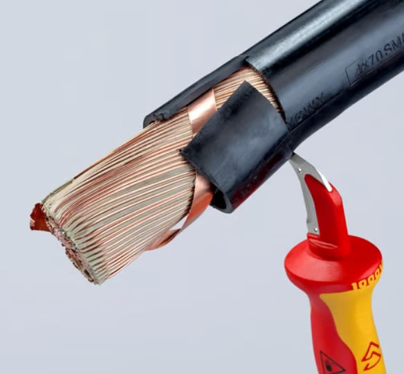 Cuchillo Pelacable Punta Chata 1000v. (9855)6