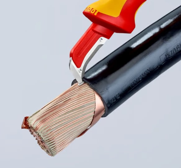 Cuchillo Pelacable Punta Chata 1000v. (9855)5