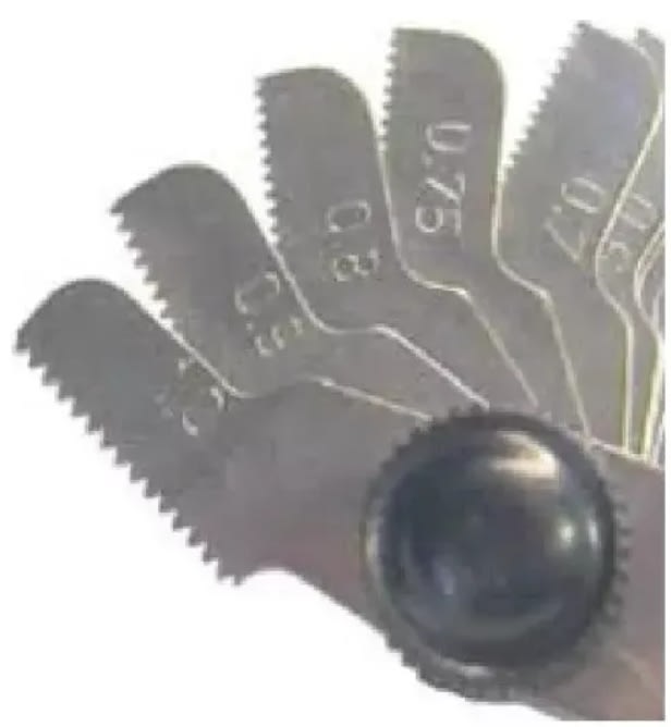 Cuenta Hilos Para Rosca 52 Hoja Mm/whitworth Aleman (2209-8)4