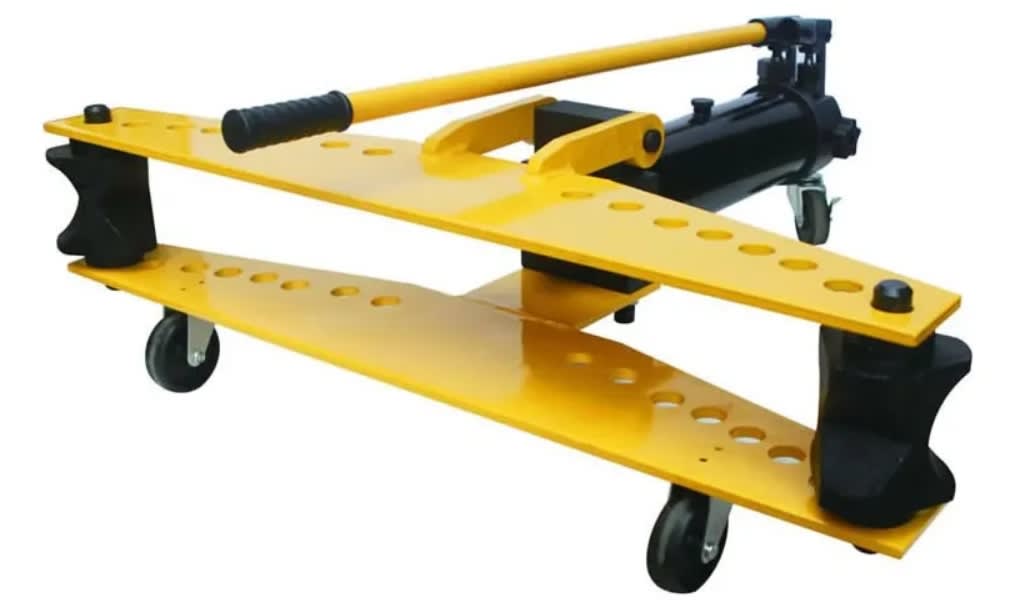 Dobladora  De Cañería Hidráulica 1/2''- 4'' Con Ruedas2