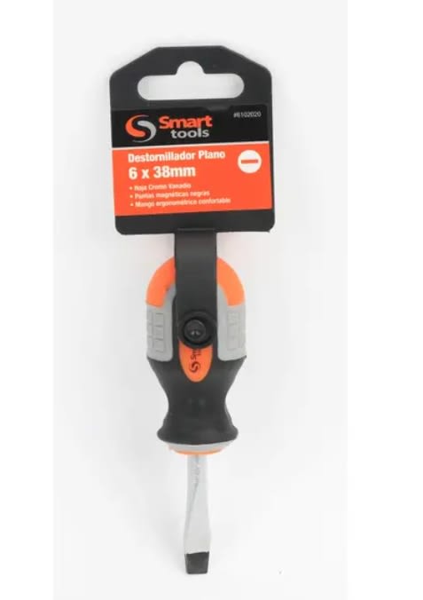 DESTORNILLADOR PLANO DE  6X38 MM. (1/4'' X 1.1/2'') (6102020)1