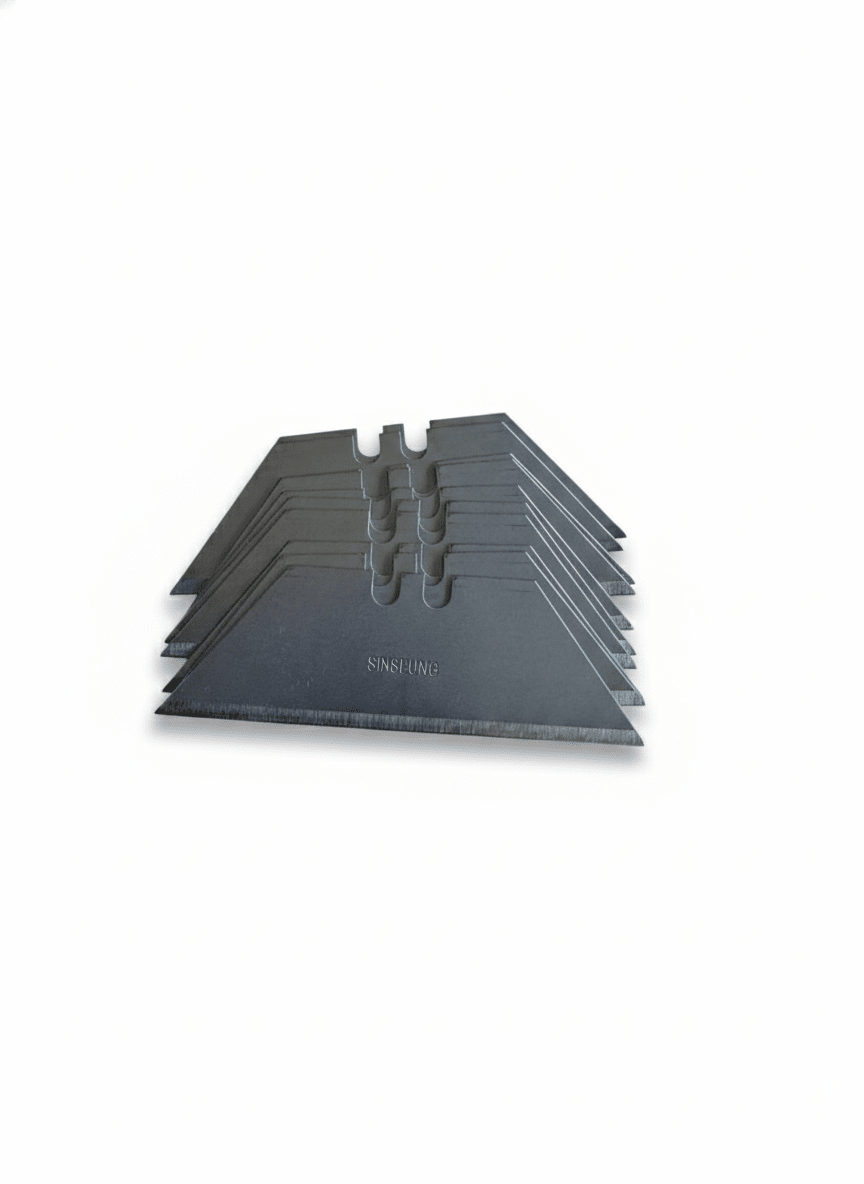 REPUESTO PARA CUCHILLO CUTTER CARTONERO DN101 , PACK X 10 UNIDADES , SINSEUNG KOREA3