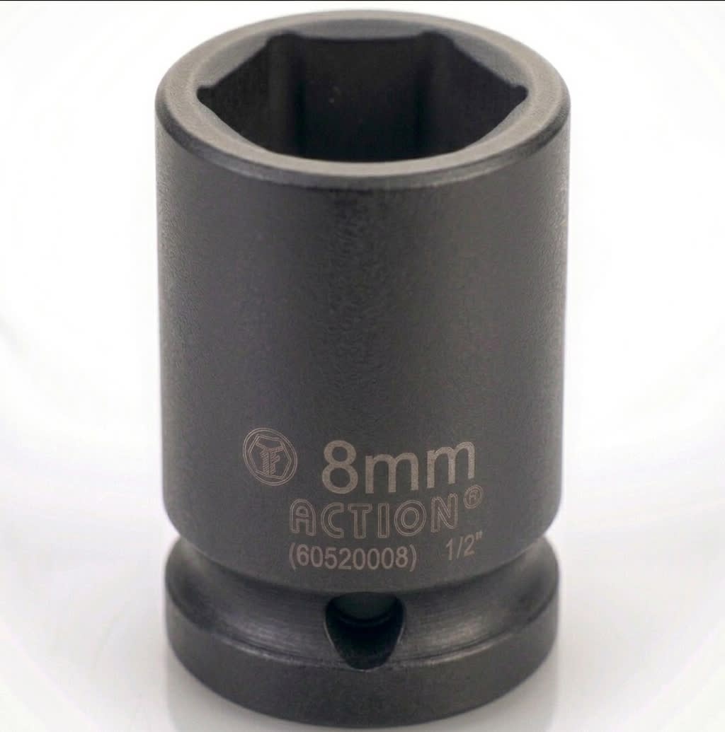 Dado Impacto 1/2'' De 8mm  (60520008) Force1
