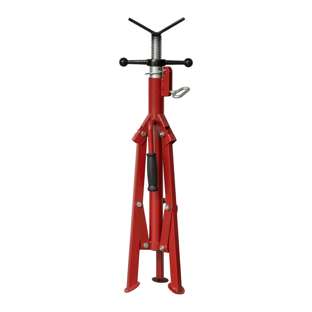 SOPORTE DE TUBERIA PLEGABLE CON CABEZAL EN V, CAPACIDAD 1/8'' A 12''  VJ-99 (1107)2