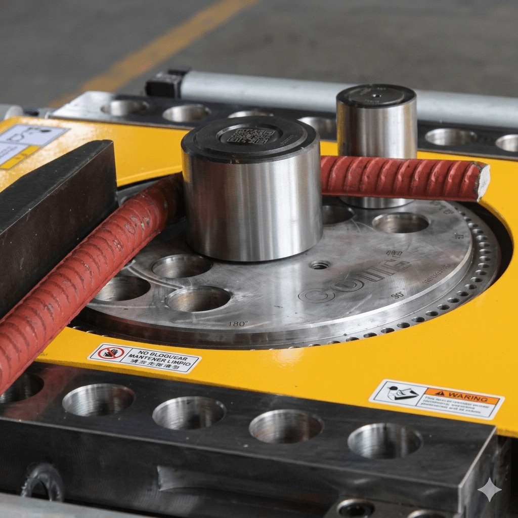 Maquina Dobladora Fierros Construcción 6 A 36/42 Mm 380v, 3.0 Kw GW42D-43