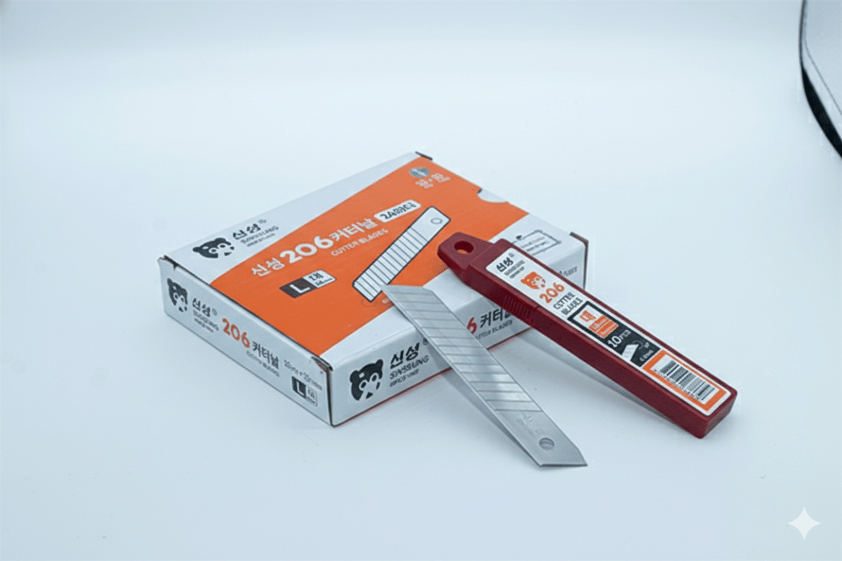 PEPUESTOS CUTTER 60° DE 18 MM PACK 10UN, L206 SINSEUNG KOREA2