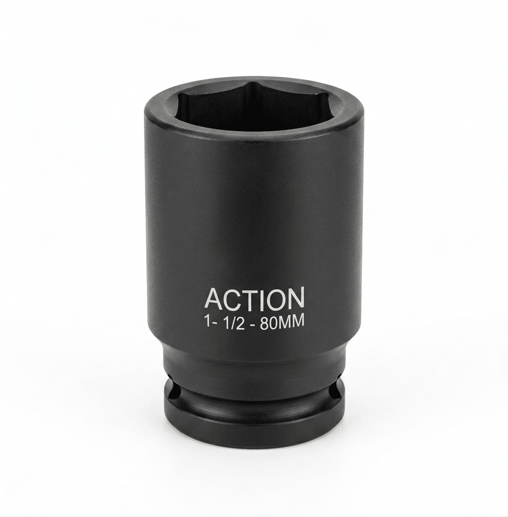 Dado Impacto 1.1/2'' Largo De 80mm (60560080), Forcé1